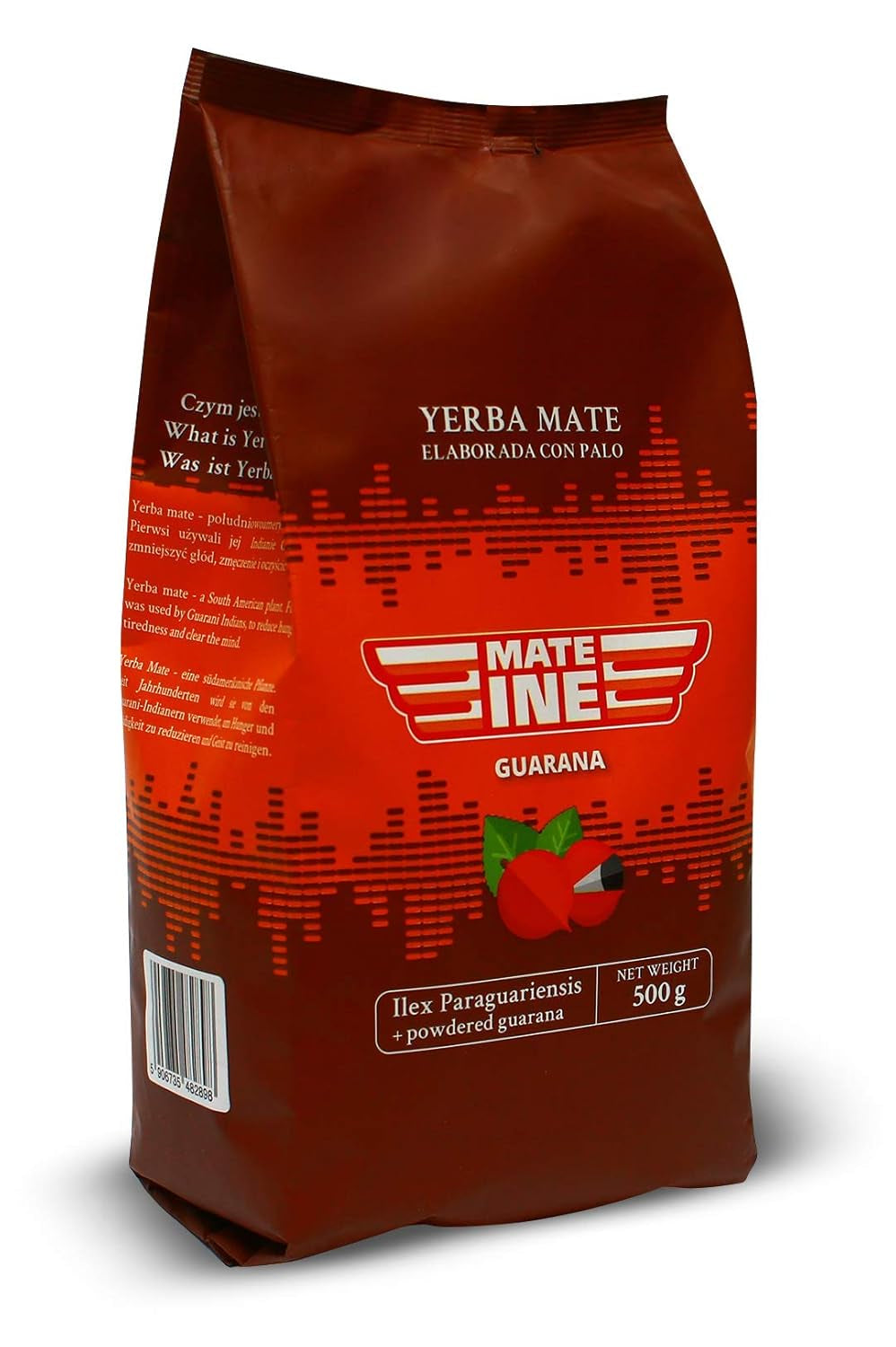 Mate Yerba Mate thee met guarana, neutraal, 500 g