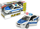Macchina politie politieauto met licht en geluid, schaal 1:16, veelkleurig (65075) Bebe Toys Naty Shop