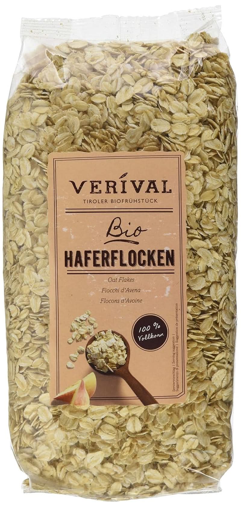 Verival Havermout - Biologisch, pak van 6 x 500 gram Cereale Naty Shop