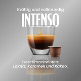 Caffè Vergnano 1882 - Èspresso Kompostierbare Kaffeekapseln , Compatibel met Nespresso, Intenso (Intenso) - Packung Enthält 100 Kapseln
