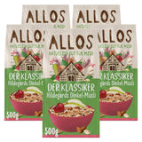Allos, ongezoete bessenmuesli, pak 5 x 500 gram Granen Naty Shop Hildegard's speltmuesli