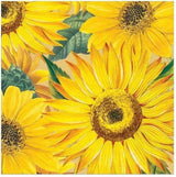 Zonnebloempapieren servetten, 20 stuks per verpakking