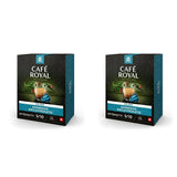 Café Royal Espresso Decaffeinato 36 Kapseln für Nespresso Kaffee Machine - 5/10 Intensiteit - UTZ-zertifiziert Kaffeekapseln aus Aluminium (Packung mit 2)
