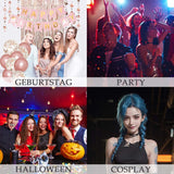 Instant haarverf 6 kleuren Tijdelijke haarmascara voor meisjes en vrouwen Wasbaar haarkrijt Regenboog haarmascara Haarverf voor carnaval Halloween Cosplay Feest Verjaardag (A) Naty Shop Haarverf