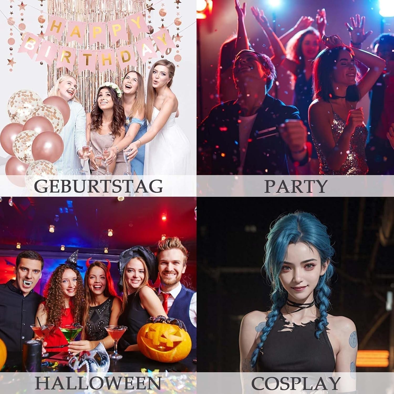 Instant haarverf 6 kleuren Tijdelijke haarmascara voor meisjes en vrouwen Wasbaar haarkrijt Regenboog haarmascara Haarverf voor carnaval Halloween Cosplay Feest Verjaardag (A) Naty Shop Haarverf