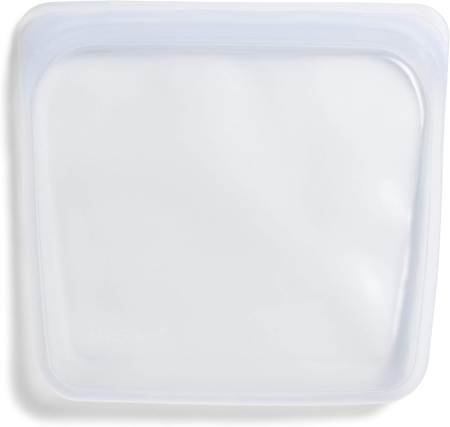 Stasher Bag Herbruikbare premium siliconen voedselzak Sandwichzak Doorzichtig Duurzaam Oven Vaatwasmachine Vriezerbestendig Milieuvriendelijke lunchtas Lekvrij 828 ml voedselbewaardozen Naty Shop