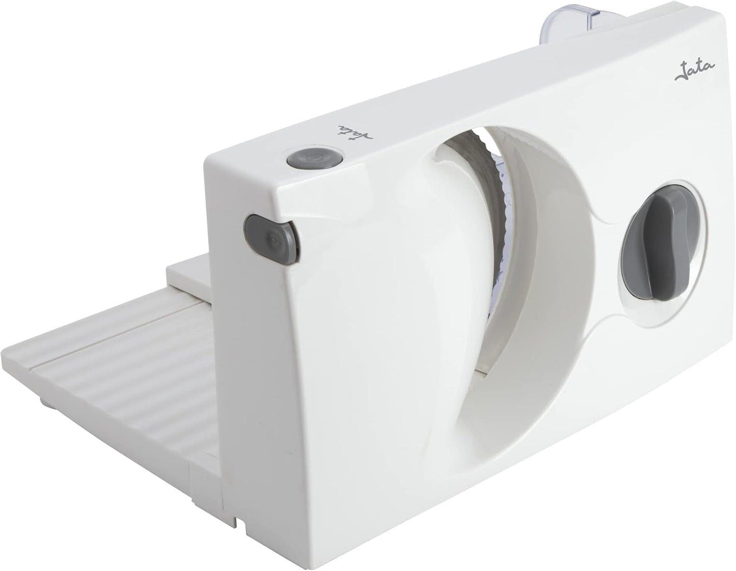 JECF0300 Compacte elektrische snijmachine, verwijderbaar roestvrijstalen mes, diameter 170 mm, diktecontrole 0 tot 15 mm, 150 W raspen en snijmachines Naty Shop standaardtitel