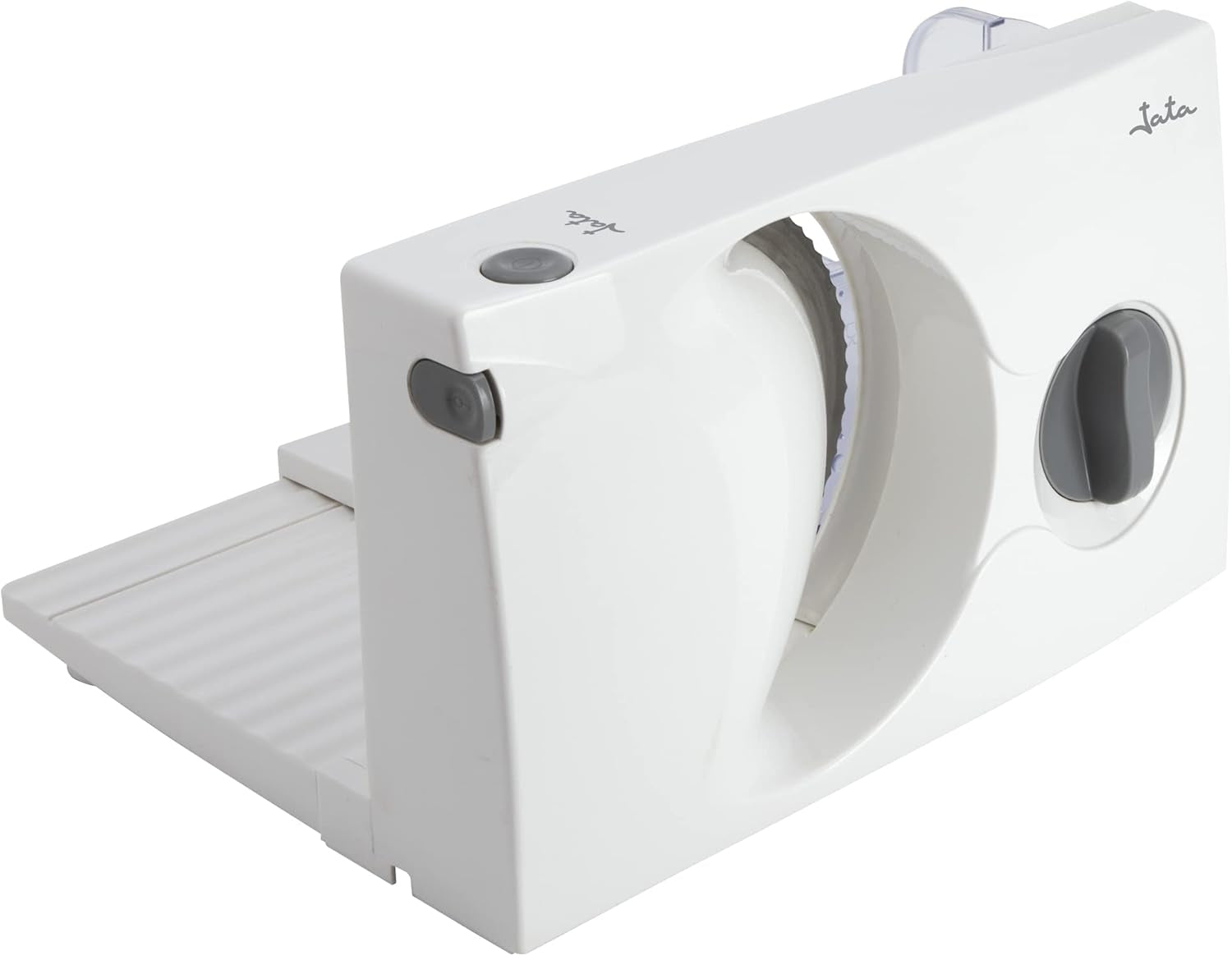 JECF0300 Compacte elektrische snijmachine, verwijderbaar roestvrijstalen mes, diameter 170 mm, diktecontrole 0 tot 15 mm, 150 W raspen en snijmachines Naty Shop standaardtitel