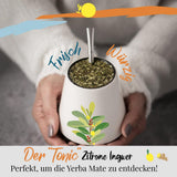 ORIGEENS BIO YERBA MATE MET CITROEN EN GEMBER 200 G - De stimulerende thee I Biologische Yerba Mate thee, ongebrand, bladeren, zonder stengels en stof