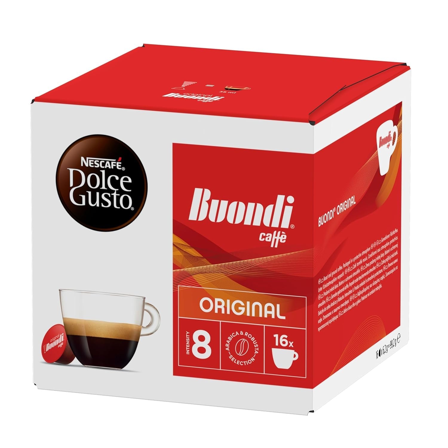 NESCAFÉ DOLCE GUSTO Espresso Buondi Kaffeekapseln 3er-pakket (3 x 16 Kapseln)