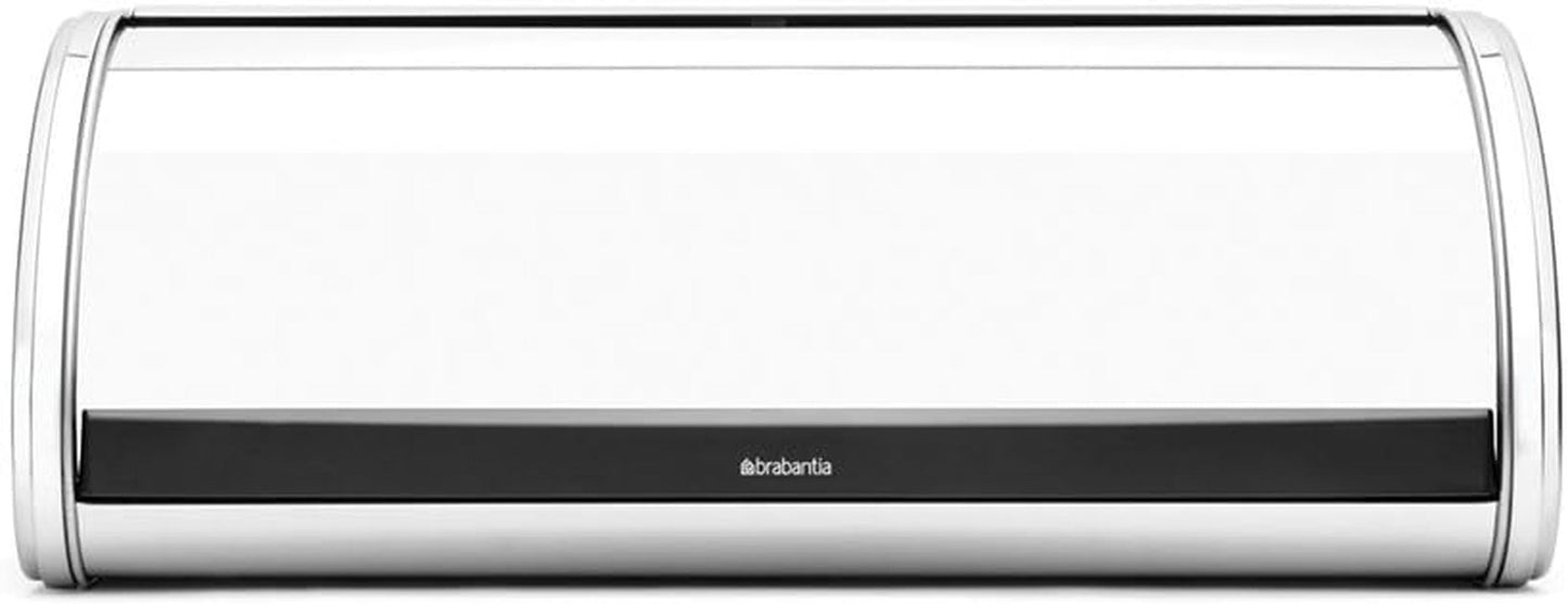 Rollende broodmand/briljant staal (inclusief zijpanelen) Voedselopslagdozen Naty Shop Standaardtitel