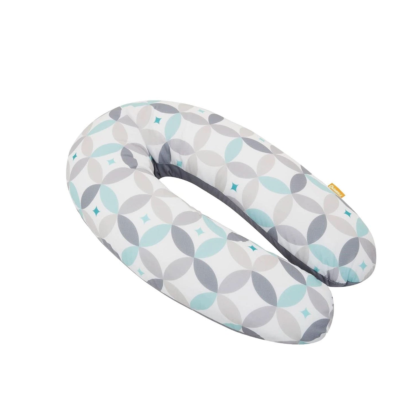 Badabulle Voedingskussen en donzig zwangerschapskussen, 150 cm, inclusief hoes, ergonomische vorm Accessoires Voeding en borstvoeding Bebe Naty Shop Graphic