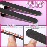 FANDAMEI 20 Stücke Buffer Für Nagel, Nagelfilen Für Gelnägel, Profi Nagelfeile 100/180, Polierfeile Fingernägel, Filen Für Gelnägel, manicure- en pedicureset