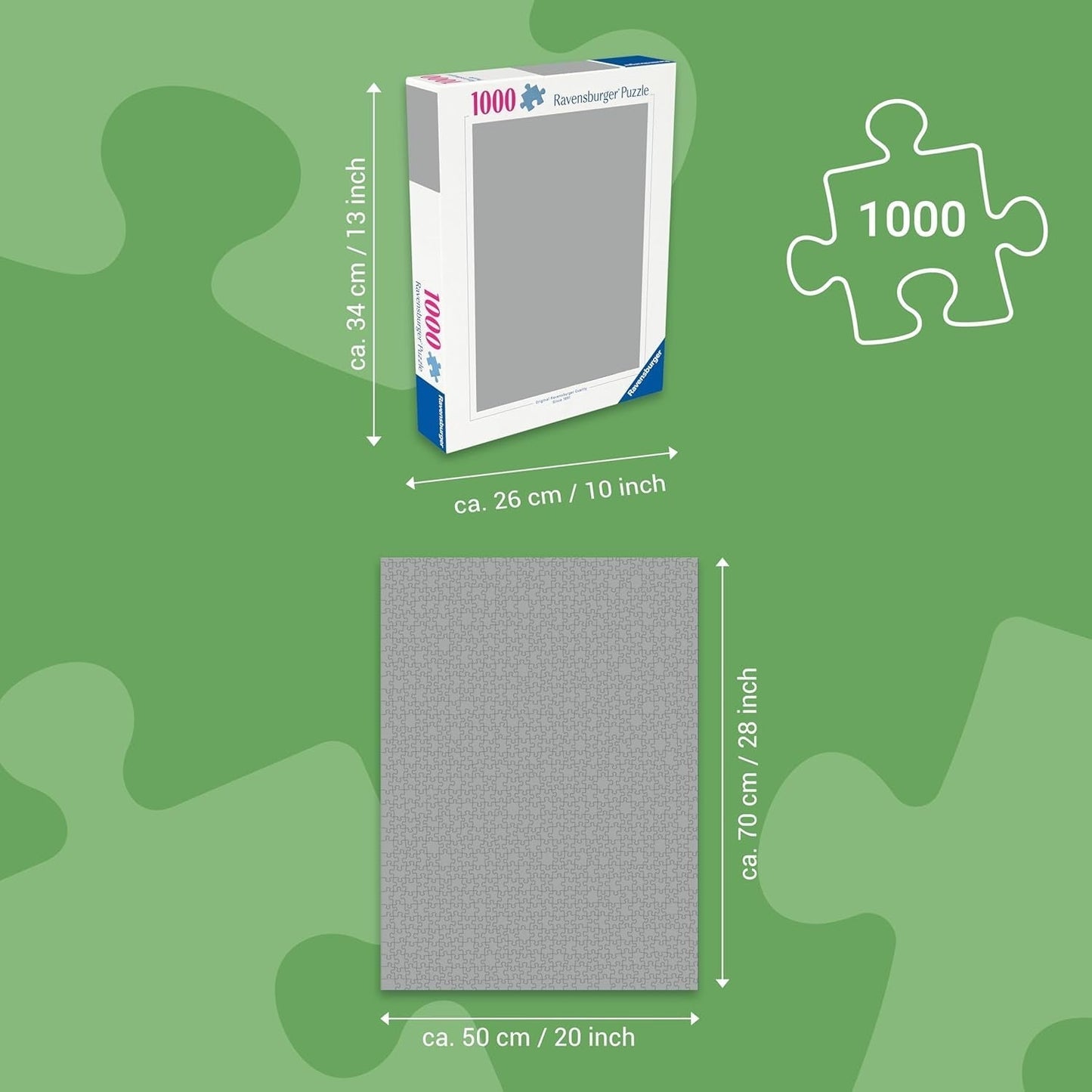 Ravensburger Puzzel 12000459 - Het Magische Hert - Puzzel van 1000 stukjes voor volwassenen en kinderen vanaf 14 jaar, hertenpuzzel Puzzel Naty Shop