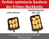 ROMMELSBACHER Heteluchtfriteuse met venster FRH 1700, 10 programma's, stil Apparaten Naty Shop