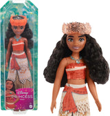 Mattel DISNEY Moana - Gelede modepop met glitteroutfit, afneembare hoofdband en ketting, voor kinderen vanaf 3 jaar, HPG68