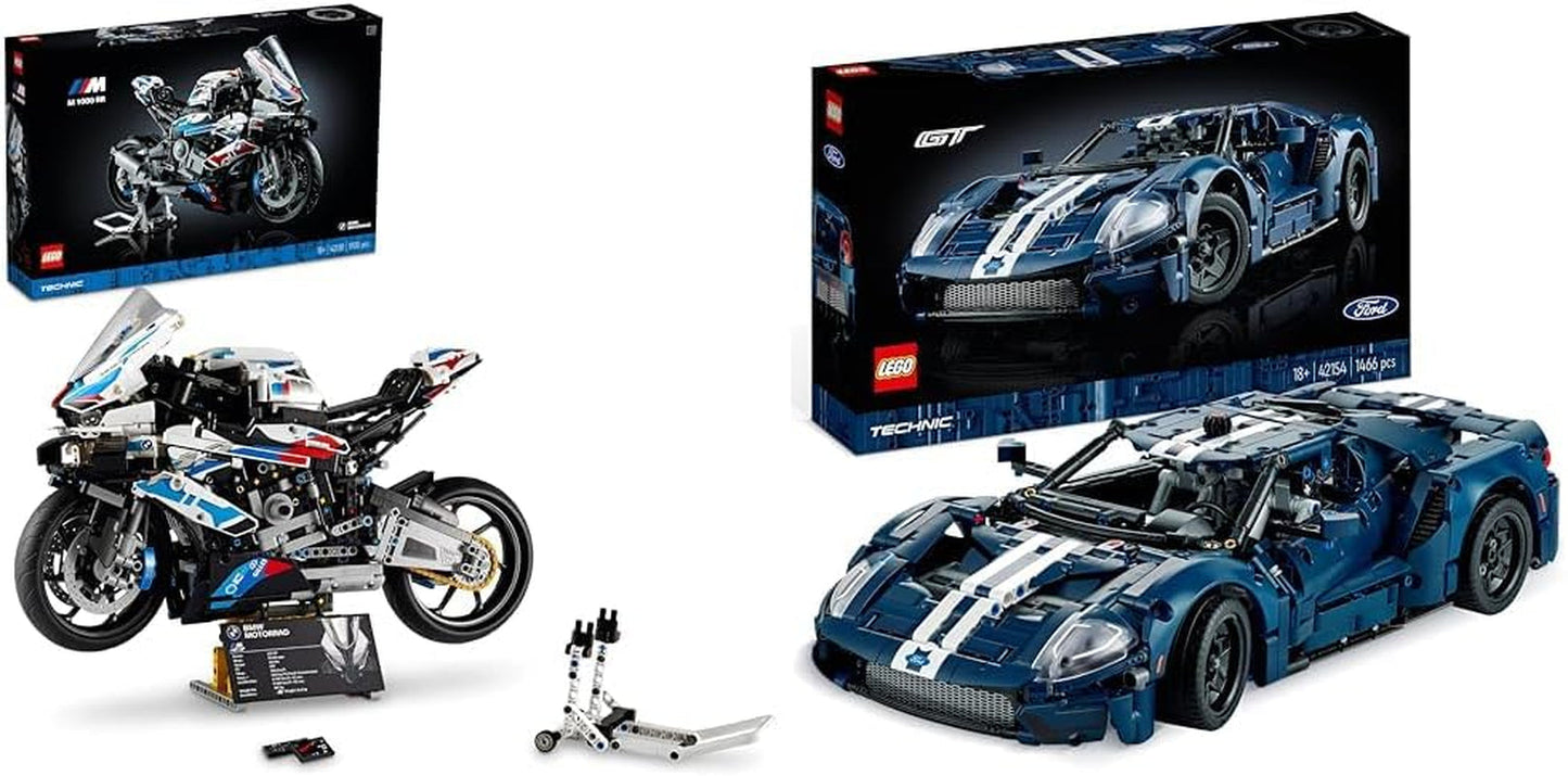 LEGO Technic BMW M 1000 RR Motormodel Modelset voor volwassenen als knutselcadeau voor mannen en vrouwen Decoratie voor thuis of op kantoor 42130 Bouwsets Beschik over de LEGO-Store bundel met tiebom-modelset