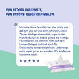 Naïf - Vochtige doekjes zonder plastic - 162 stuks (3 pakjes van elk 54 doekjes) - voor baby's en kinderen - billen, lichaam, gezicht - met aloë vera en bamboe - 0% geur en alcohol