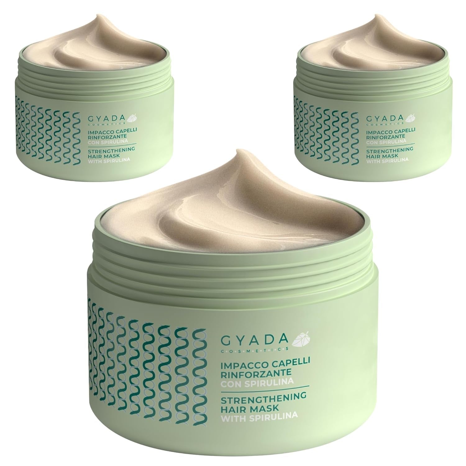 Spirulina haarversterkingspakket 3 stuks x 250 ml Haarverzorging Naty Shop Standaardtitel