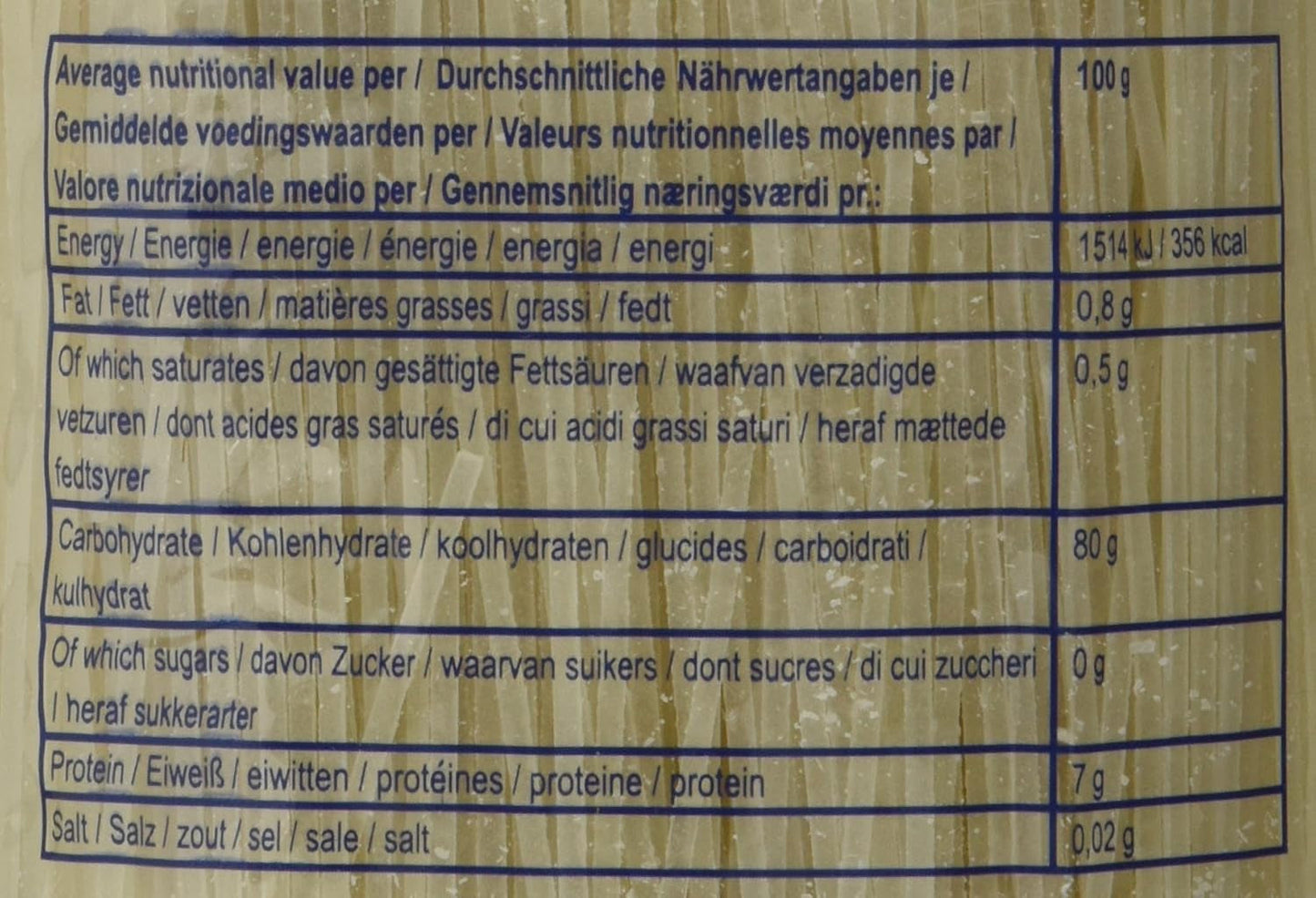 - Rijstnoedels 1 mm., (1 X 400 GR)