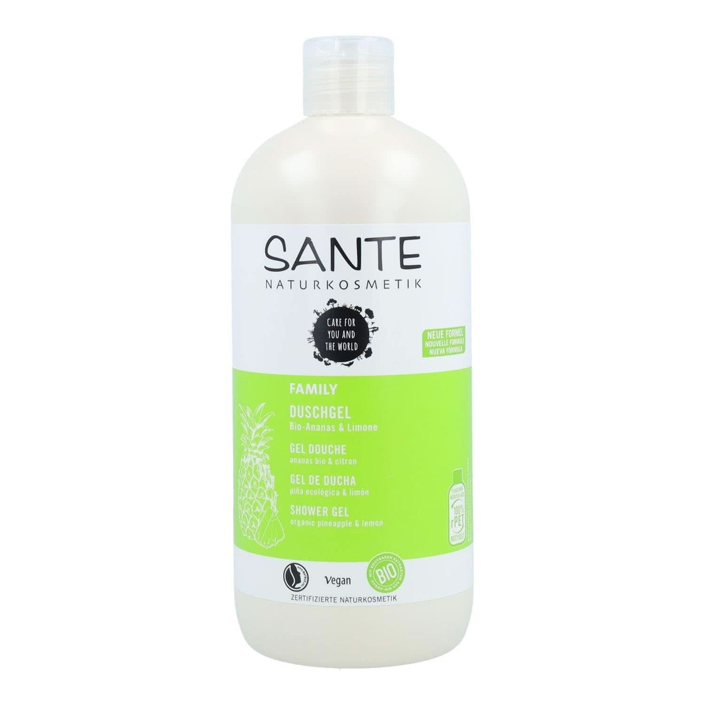 SANTE Natural Cosmetics Verfrissende douchegel met citrusgeur, 950 ml Douche en bad Naty Shop 500 ml Fruitig, fris