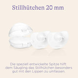 Lansinoh Stillhütchen 20 mm (Größe 1), 2 Stück Inkl. Opbergdoos - Angenehmes Tragegefühl - Trotz Anlegeschwierigkeiten Weiter Stillen Accessoires Voeding en borstvoeding Bebe Naty Shop