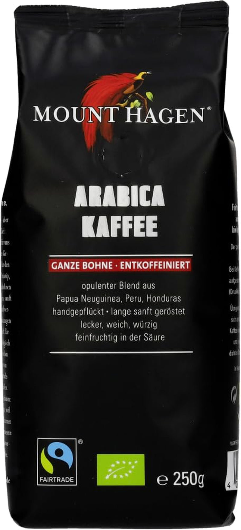 Gebrande cafeïnevrije koffiebonen, 6 x 250 g