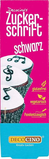Decocino Red Sugar Lettering - Voedselkleuring Lettering - Praktische tube voor het etiketteren van fondant en glazuur - Bakdecoraties voor taarten, cakes en cupcakes! (Pack van 2)