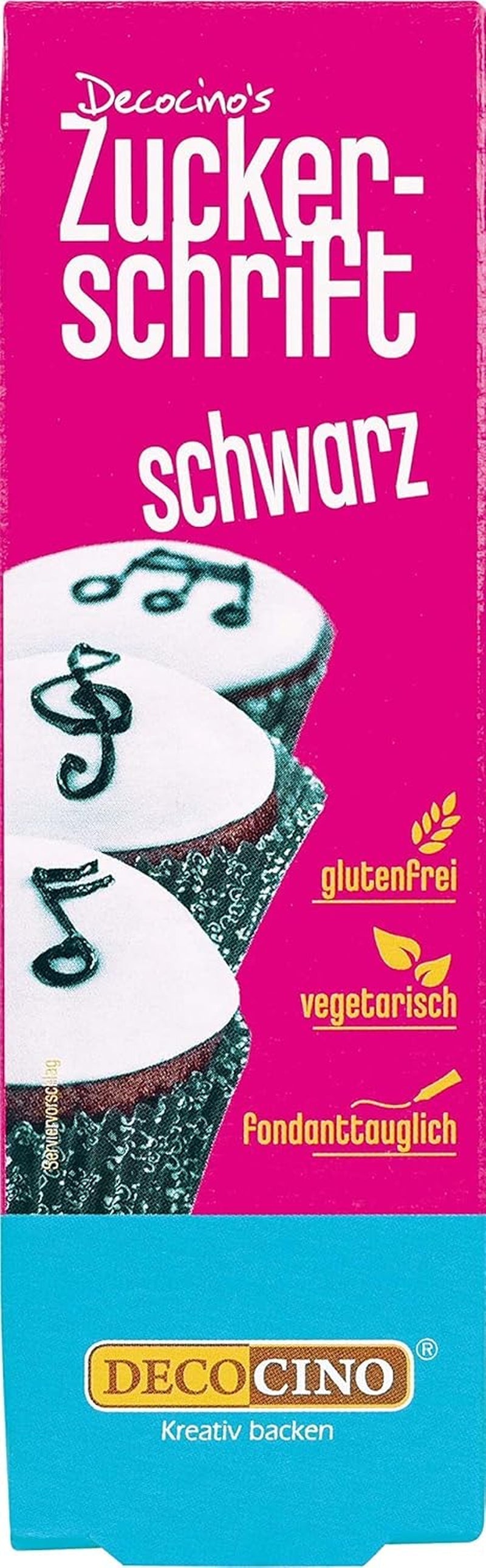 Decocino Red Sugar Lettering - Voedselkleuring Lettering - Praktische tube voor het etiketteren van fondant en glazuur - Bakdecoraties voor taarten, cakes en cupcakes! (Pack van 2)