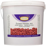 Günthart suikerdecoratie, rode harten, 1,5 kg hagelslag Naty Shop