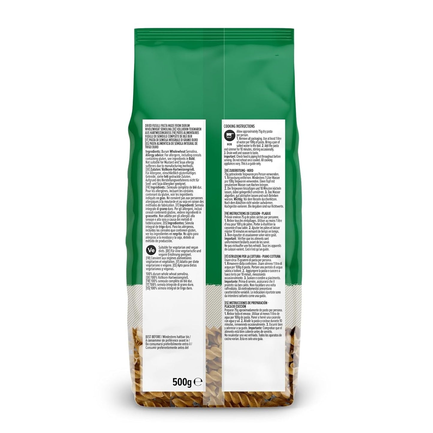 Volkoren fusilli van Amazon, 500g