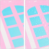 Relaxdays modulaire plank voor kinderkamers, prinsessenkasteelontwerp, kunststof, doe-het-zelfkast met deuren, HL: 128 x 110 x 37 cm, roze