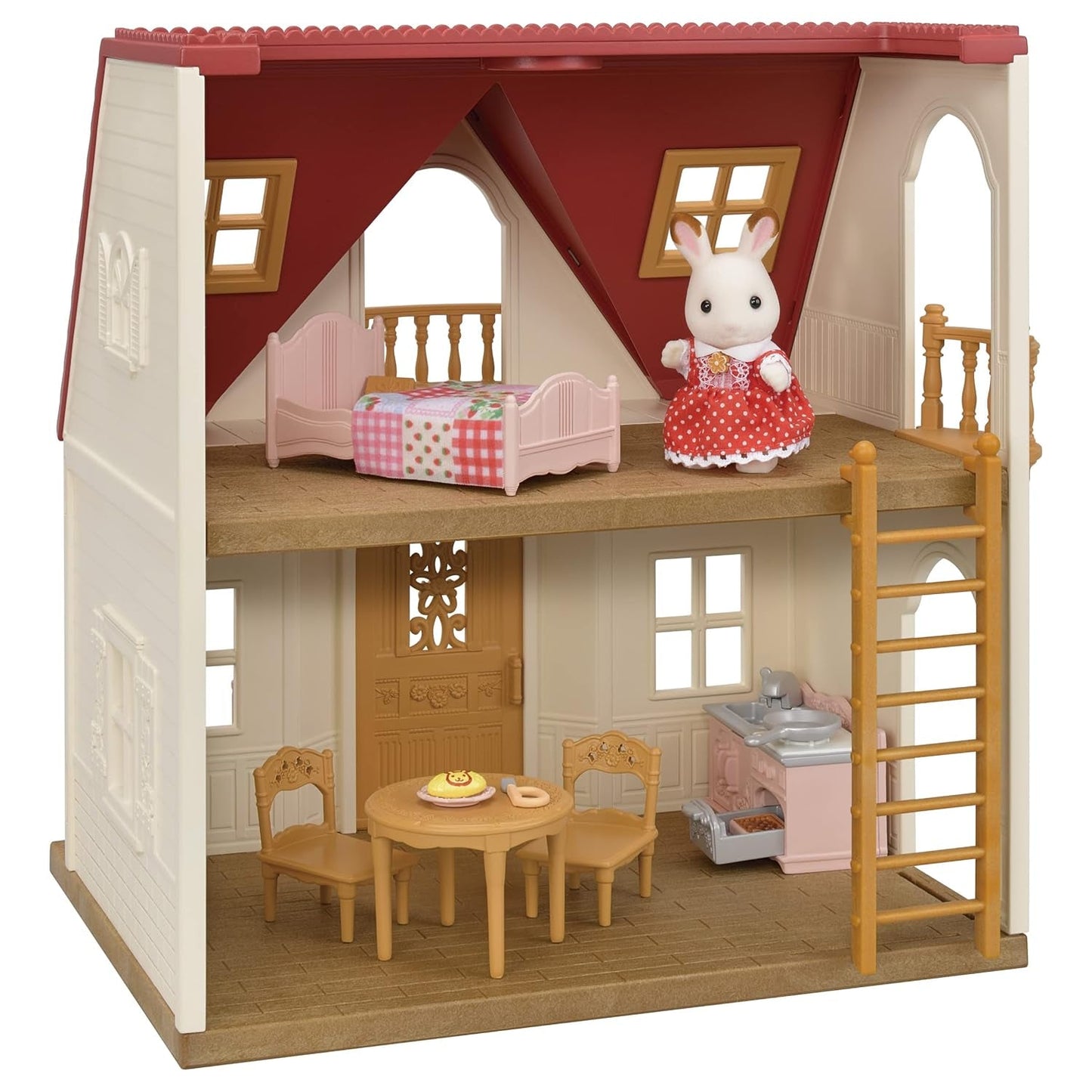 L5567 NIEUW Startershuis, veelkleurig L5706 Milk Bunny Family - poppenhuisfiguren