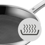 WMF Profi Resist inductiepan 24 cm, materiaal met meerlaagse coating, honingraatstructuur, roestvrijstalen handgreep, ovenvaste potten en pannen Naty Shop