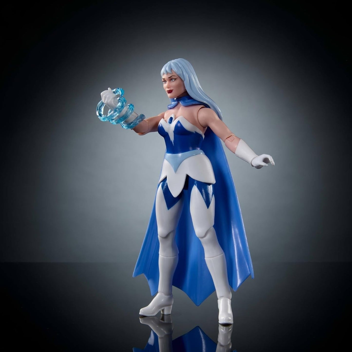 Masters of the Universe Origins Action Figure Cartoon Collection Frosta, ongeveer 14 cm groot, uit de tv-serie uit de jaren 80, prinses van de macht met ijskracht, gedetailleerd ontwerp en cape, JBM87 Actiefiguren Naty Shop