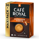 Café Royal Espresso Forte – Nespresso®-compatibele koffiecapsules, 100% Arabica, volle body, medium gebrand, intensiteit 9/12, 36 capsules
