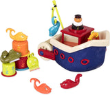 B. speelgoed 13-delig badspeelgoed voor kinderen met boot, stapelglas, vis, visspel speelgoed voor kinderen badkuip vanaf 1 jaar Speelgoed Bebe Naty Shop Standaard titel