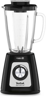 Tefal BL435831 BL4358 Keukenmixer, Glas, 1,75 Liter, Schwarz Kitchen Naty Shop
