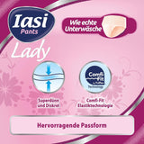 LADY Broek 48 Wegwerpbroekje voor urine-incontinentie Absorptievermogen Grote maat S voor dames 48 stuks