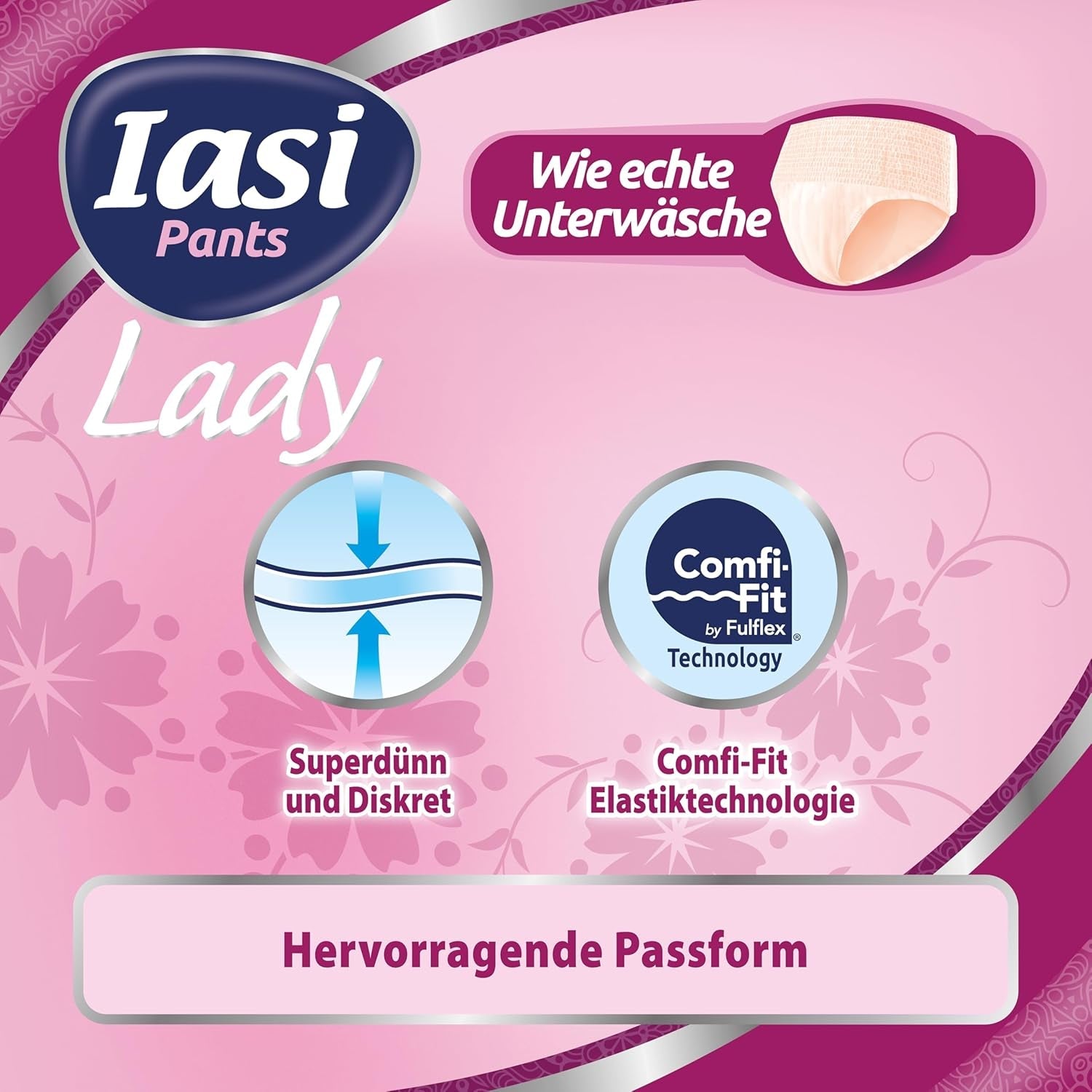 LADY Broek 48 Wegwerpbroekje voor urine-incontinentie Absorptievermogen Grote maat S voor dames 48 stuks