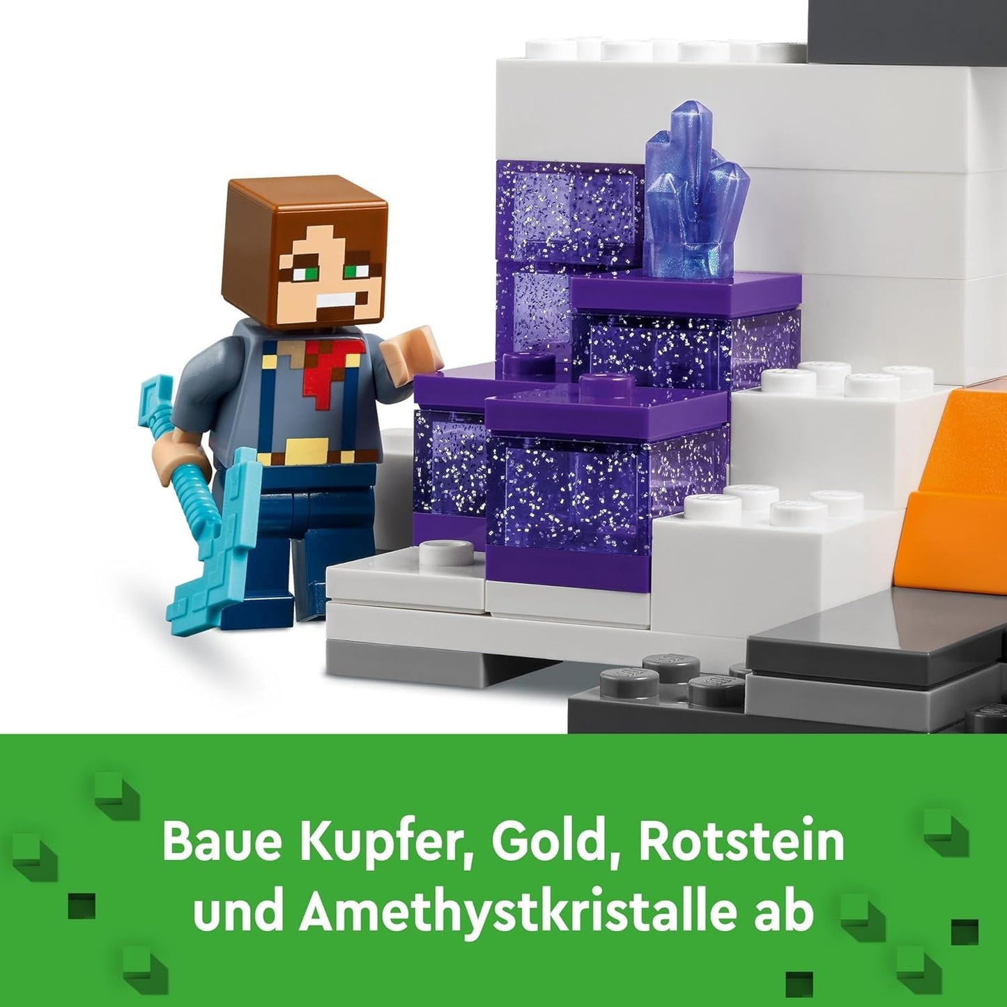 LEGO Minecraft Badlands Mijn Videogame Mijnbouwspeelgoedset voor jongens en meisjes vanaf 8 jaar Leuke bouwstenen Avontuurset Verjaardagscadeau 21263 Bouwsets Bekijk de LEGO-Store