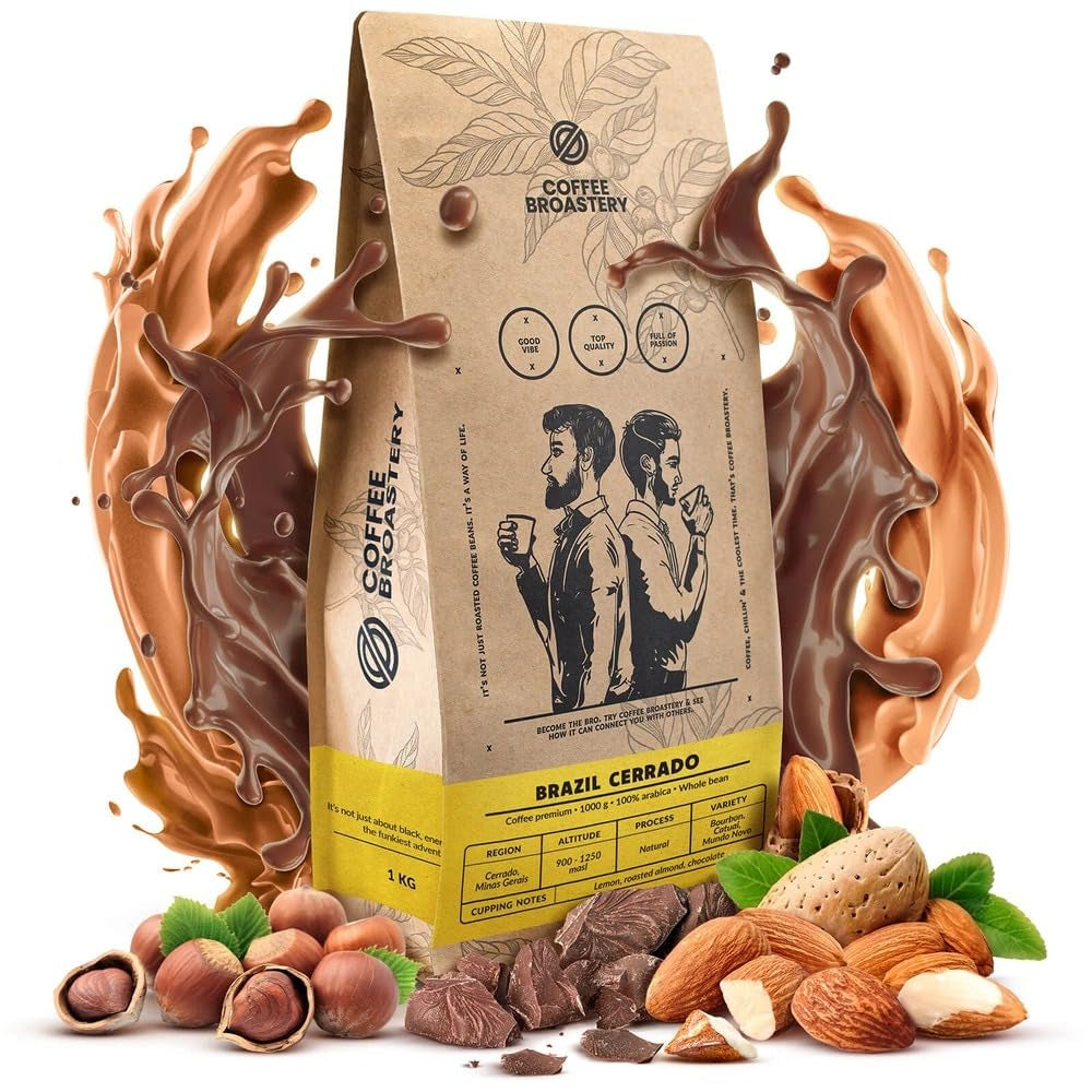 Set koffiebonen 3x1kg 3000g | Brazilië Guaxupe | Brazilië Mogiana | Brazilië Cerrado | Brazilië | Speciale koffie | Vers gebakken