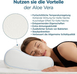 ORTHOVERSE orthopedisch kussen - neksteunkussen, slaapkussen, kussen, traagschuimkussen, kussen, nekpijnkussen - in hoogte verstelbaar, aloë vera hoes, medische hulp Naty Shop Cervicale orthopedische kussens
