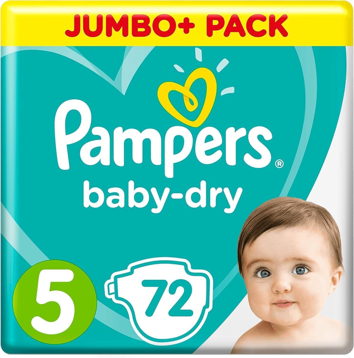Pampers (oude versie), slipje, maat 4, 9 kg-15 kg, pakket van drie (1 x 88 luiers)