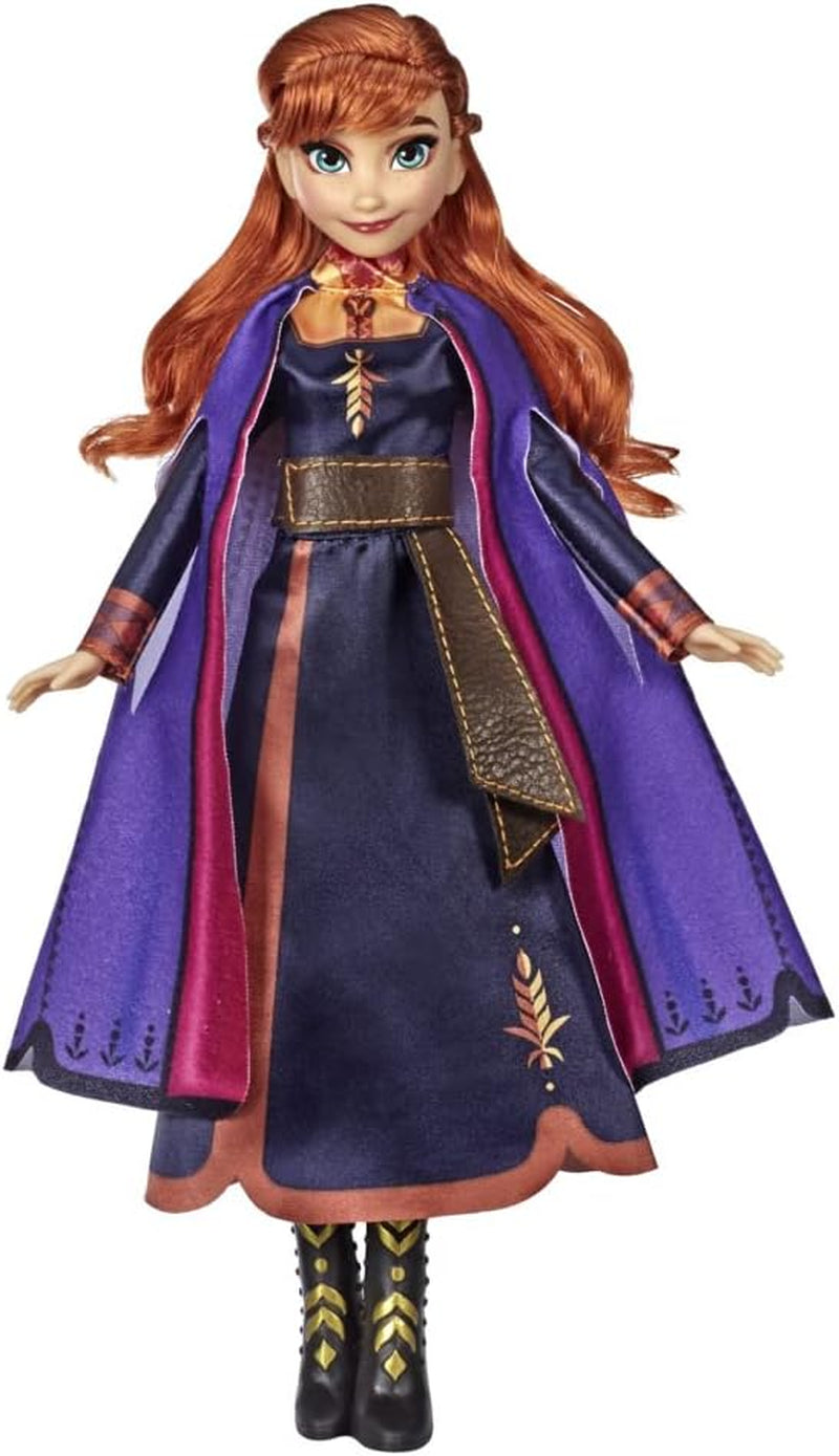 Hasbro Ice Queen zingende Anna muziekpop in paarse jurk voor Disney's The Ice Queen 2 speelgoed voor 3 jaar oud 57237830 Veelkleurige Naty Shop-poppen Standaardtitel