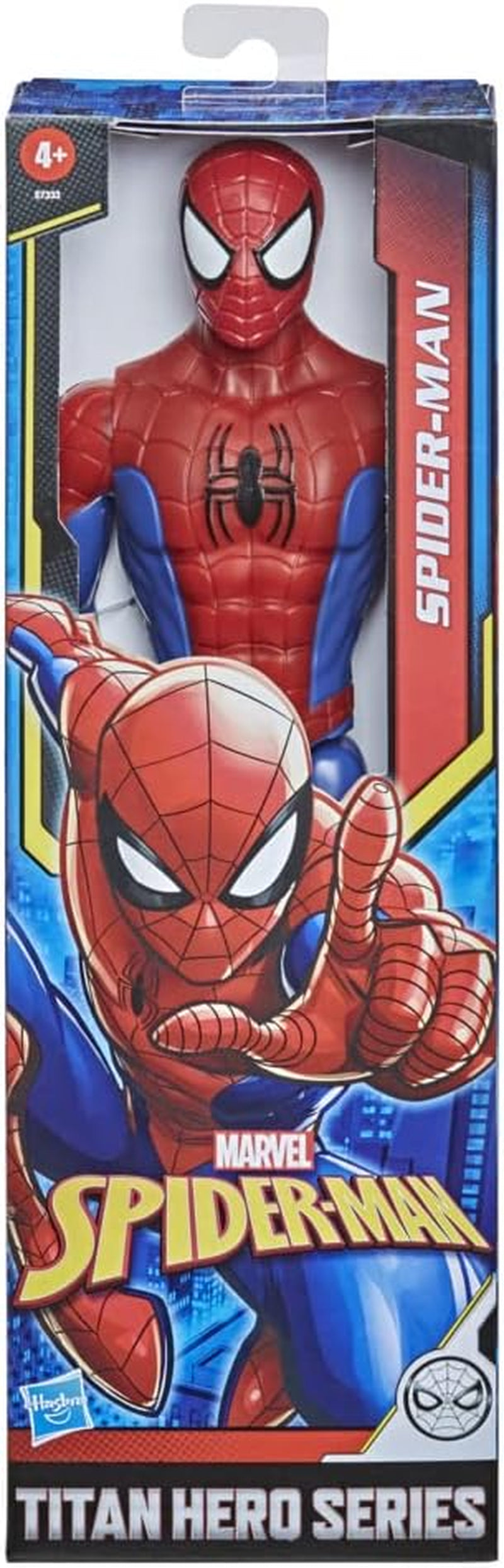 Marvel Titan Hero Series Spider-Man actiefiguur 30 cm hoge superheld met beweegbare ledematen Compatibel met ander Spider-Man speelgoed voor kinderen 5+ actiefiguren Naty Shop