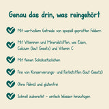 Milupa Stracciatella Melkpap - Glutenvrije, palmolievrije babygranen - Vrij van bewaarmiddelen en kleurstoffen - Vanaf 8 maanden - 4 x 400 g