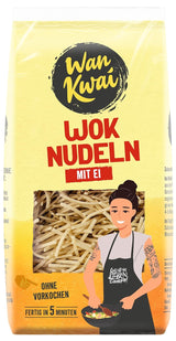 Wan Kwai Wok Noodles 250g: Fried delicacies with real eggs, prepared in an instant for delicious pan-fried meals. Eenvoudig, lekker, Aziatisch! (Pakket van 5)