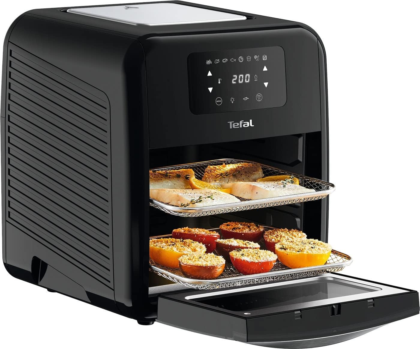 Tefal Easy Fry Oven & Grill 9-in-1 heteluchtfriteuse, 11 l Voor 6 porties, 7 accessoires, 8 programma's, recepten online Apparaten Naty Shop