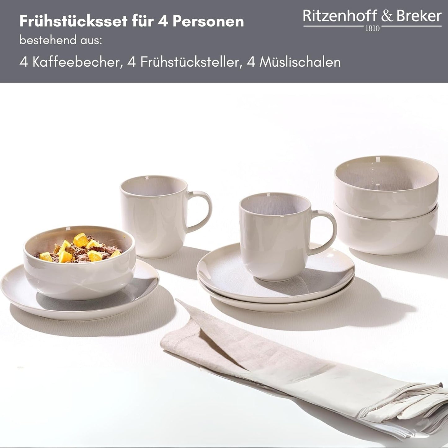 Ritzenhoff & Breker Laredo Ontbijtset, 12-delig - DS